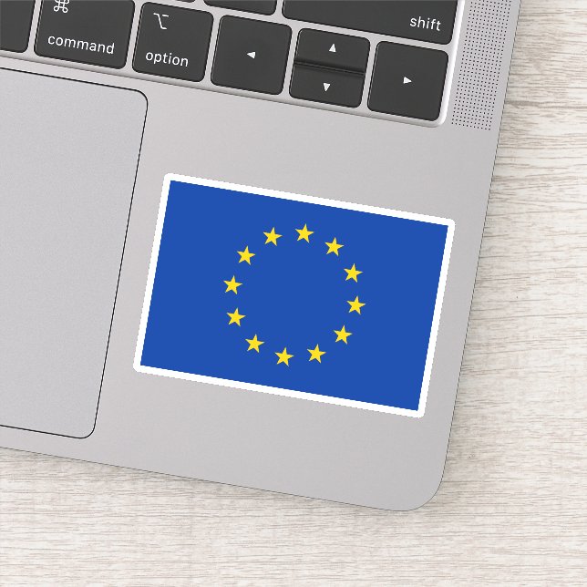 Adesivo Bandeira da União Europeia (Detalhe)