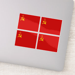 Adesivo Bandeira da União Soviética, URSS, CCCP, Comunismo