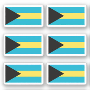 Adesivo Bandeira das Bahamas