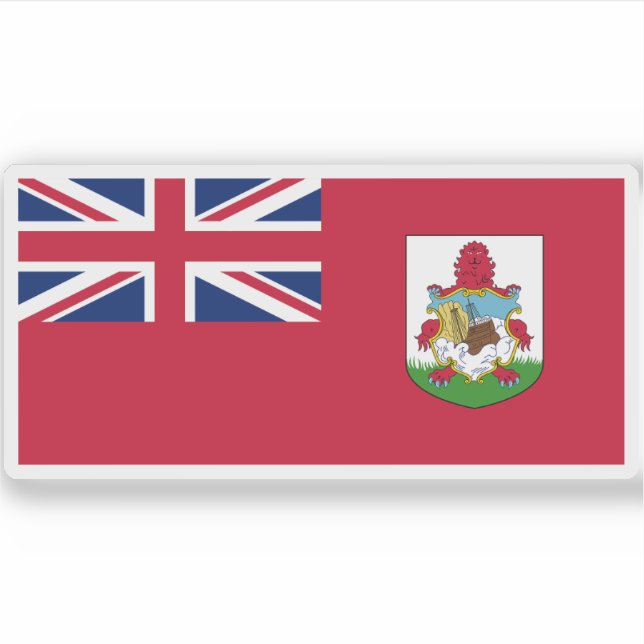 Adesivo Bandeira das Bermudas (Frente)