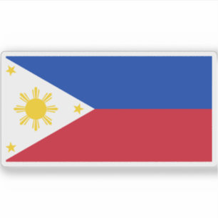 Adesivo Bandeira das Filipinas