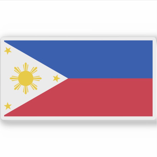 Adesivo Bandeira das Filipinas (Frente)