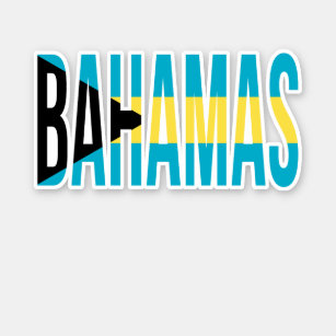 Adesivo Bandeira das Ilhas Bahamas Vacantes