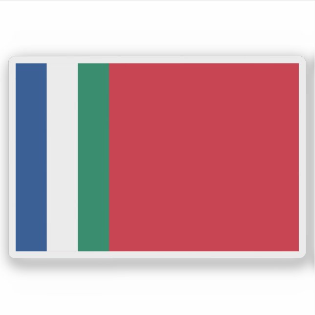 Adesivo Bandeira das Molucas do Sul (Frente)