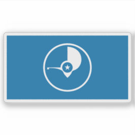 Adesivo Bandeira das pessoas iapesas, Micronésia, Oceânia