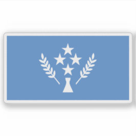 Adesivo Bandeira das pessoas kosraeanas, Micronésia, Oceân