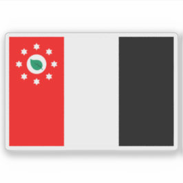 Adesivo Bandeira das pessoas Melanésias Meriam, Oceânia