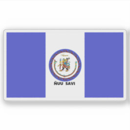 Adesivo Bandeira das pessoas Mixtec (Mixtecos), México