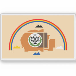 Adesivo Bandeira das pessoas Navajo, EUA