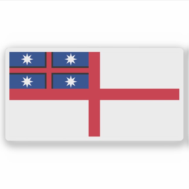 Adesivo Bandeira das Tribos Unidas da Nova Zelândia (Frente)