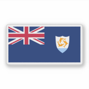 Adesivo Bandeira de Anguilla
