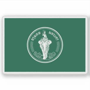Adesivo Bandeira de Bangkok, Tailândia