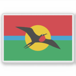 Adesivo Bandeira de Barbuda, Antígua e Barbuda