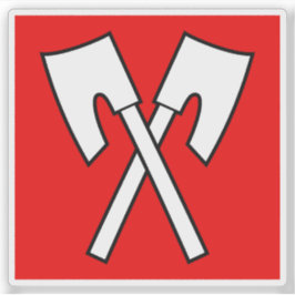 Adesivo Bandeira de Biel/Bienne, Suiça