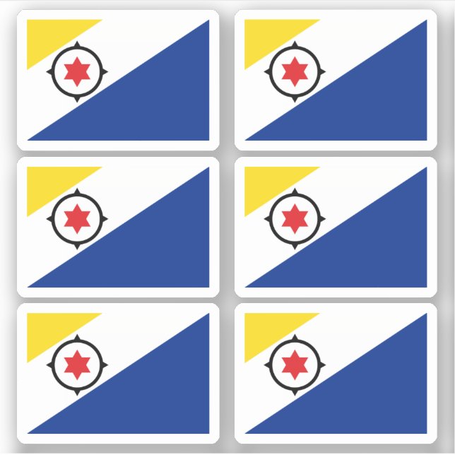 Adesivo Bandeira de Bonaire (Frente)