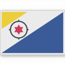 Bandeira de Bonaire, ilha Caribe dos Países Baixos