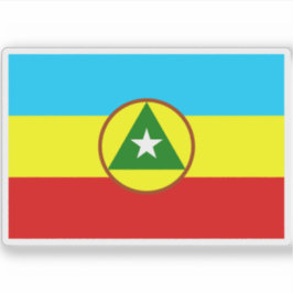 Adesivo Bandeira de Cabinda (proposta FLEC), África