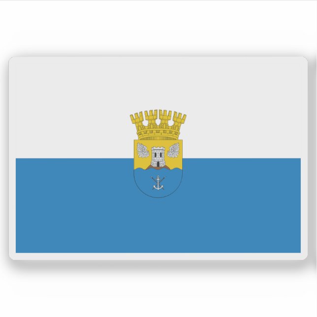 Adesivo Bandeira de Calbuco, Chile (Frente)