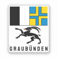 Bandeira de Cantão Graubünden, Suiça