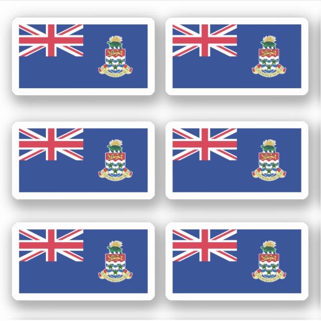 Adesivo bandeira de Cayman Islander (Frente)