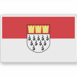 Adesivo Bandeira de Colônia (Colônia), Alemanha