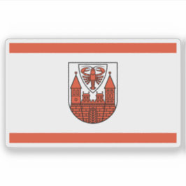 Adesivo Bandeira de Cottbus, Alemanha