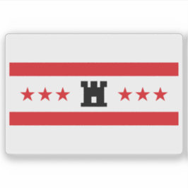 Adesivo Bandeira de Drenthe, Países Baixos