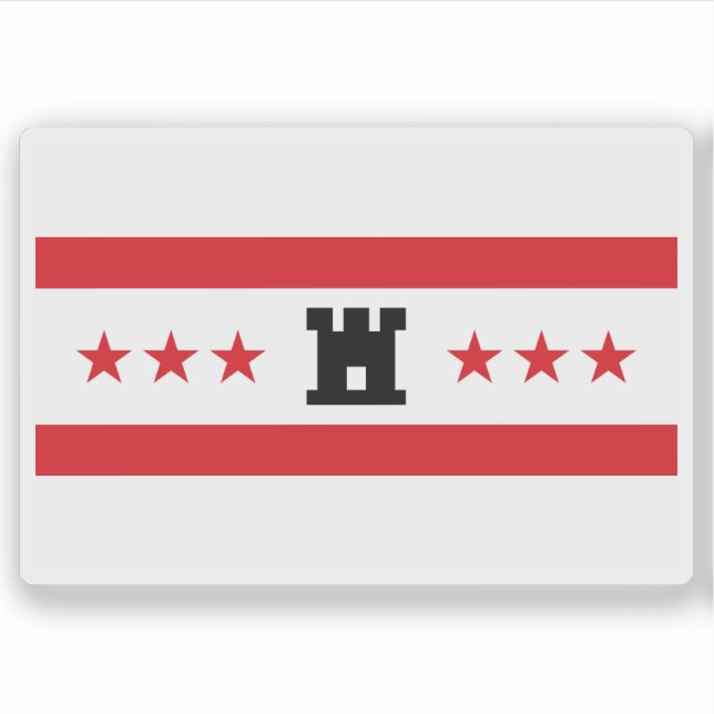 Adesivo Bandeira de Drenthe, Países Baixos (Frente)