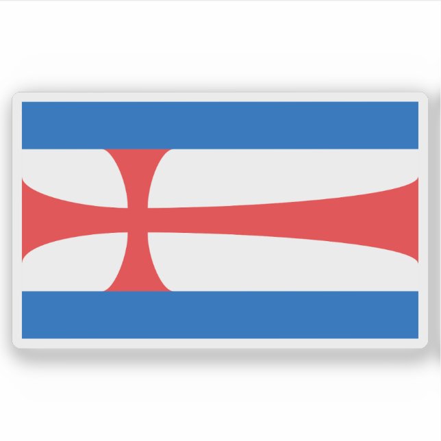 Adesivo Bandeira de Eisenach, Alemanha (Frente)