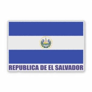 Adesivo Bandeira de El Salvador