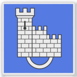 Adesivo Bandeira de Friburgo (Freiburg), Suiça