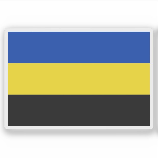 Adesivo Bandeira de Gelderland, Países Baixos (Frente)