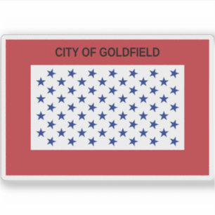 Adesivo Bandeira de Goldfield, Colorado