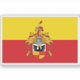 Adesivo Bandeira de Hildesheim, Alemanha
