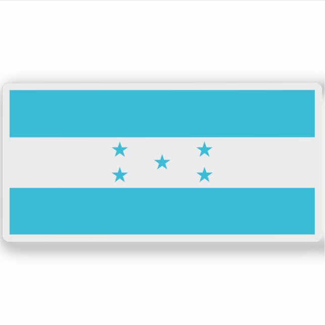 Adesivo Bandeira de Honduras (Frente)