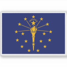 Adesivo Bandeira de Indiana