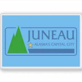 Adesivo Bandeira de Juneau, Alasca