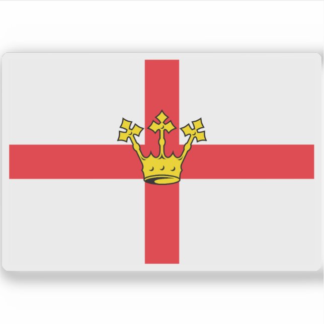 Adesivo Bandeira de Koblenz, Alemanha (Frente)