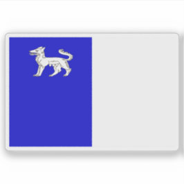 Adesivo Bandeira de La Louvière, Bélgica
