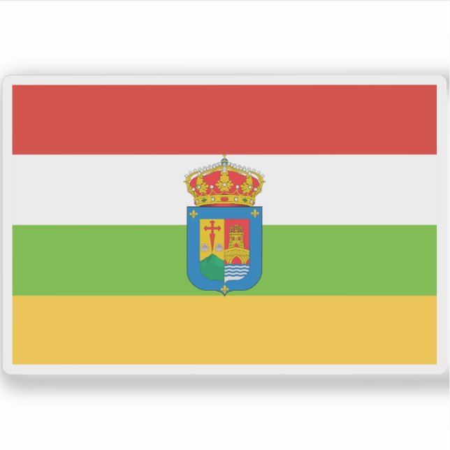 Adesivo Bandeira de La Rioja (Frente)
