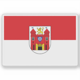 Adesivo Bandeira de Liberec, República Checa