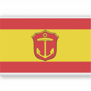 Adesivo Bandeira de Ludwigshafen am Rhein, Alemanha