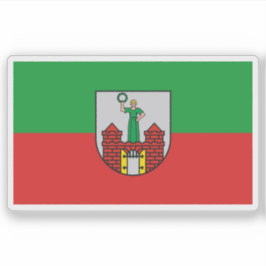 Adesivo Bandeira de Magdeburg, Alemanha