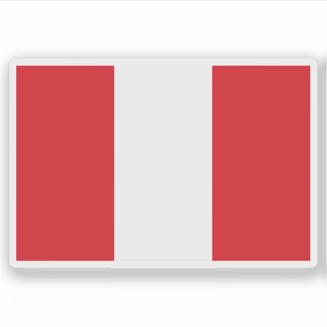 Adesivo Bandeira de Mons, Bélgica (Frente)