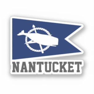 Adesivo Bandeira de Nantucket, Massachusetts