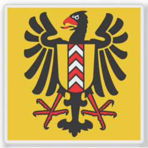 Adesivo Bandeira de Neuchâtel (Neuchatel), Suiça