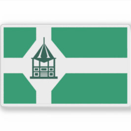 Adesivo Bandeira de New Milford, Connecticut
