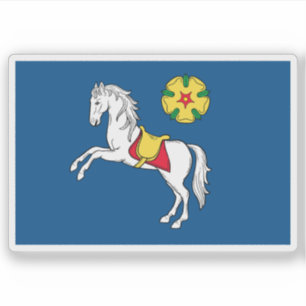 Adesivo Bandeira de Ostrava, República Checa