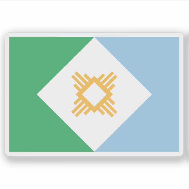 Adesivo Bandeira de Resistência, Argentina (Frente)