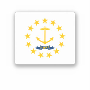 Adesivo Bandeira de Rhode Island